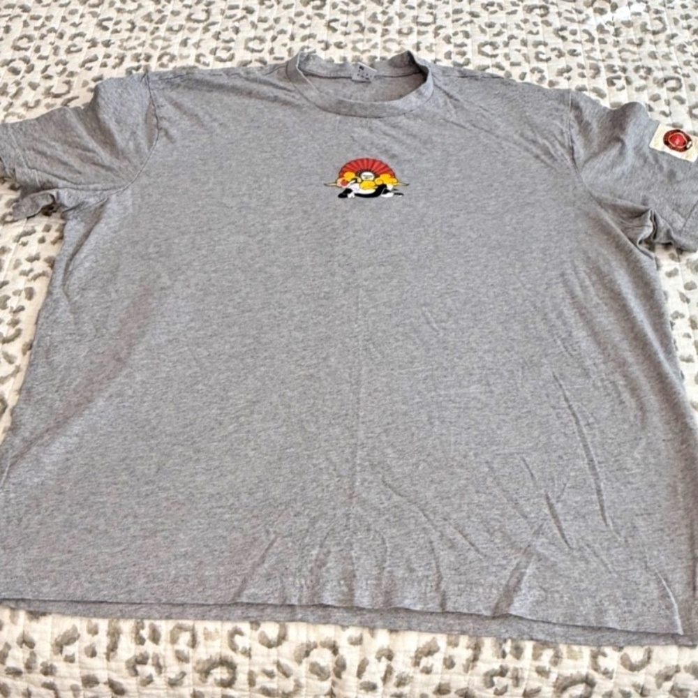 Vintage 90s Reebok X‎ Looney Tunes Happy Lunar New Year; Gray; Size XL